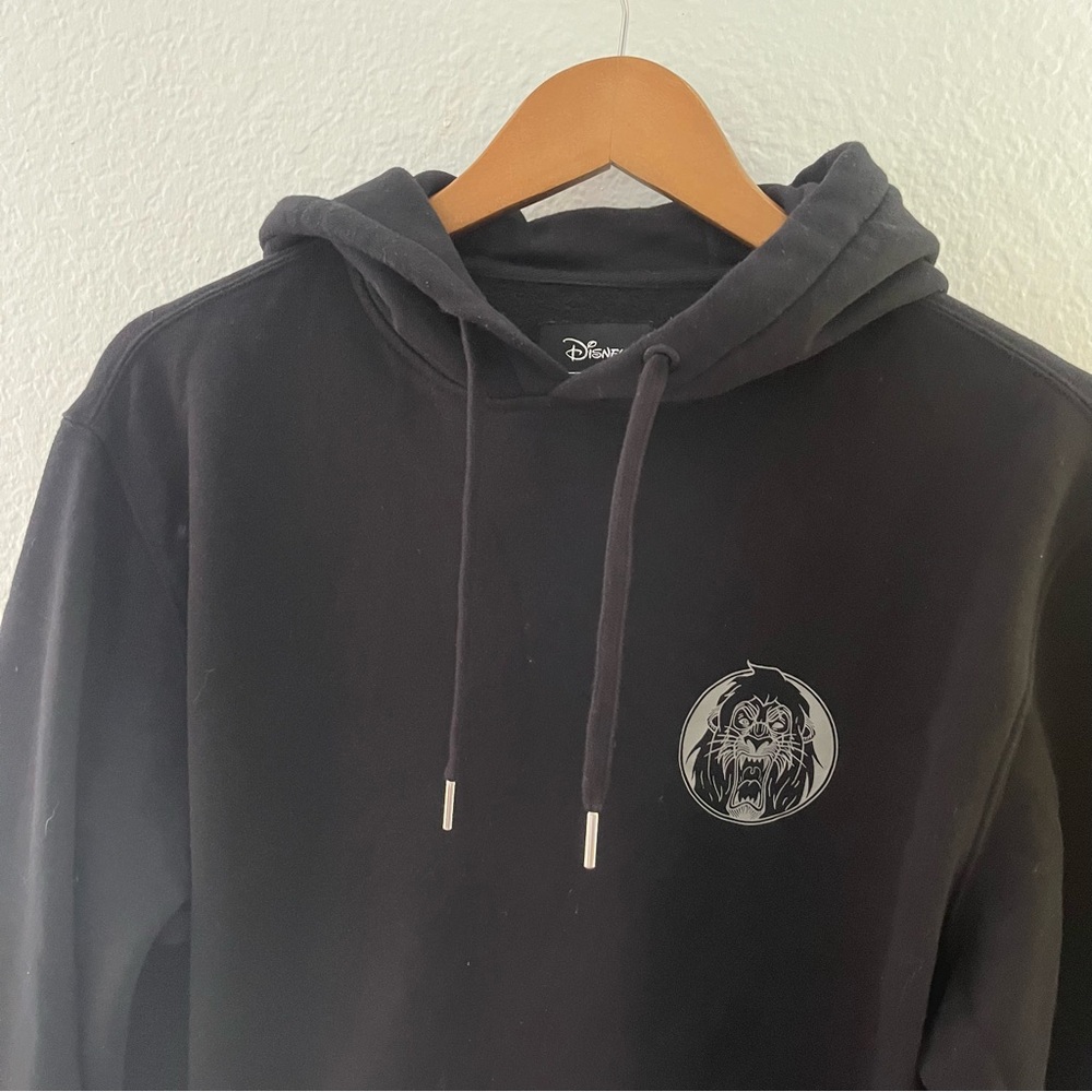 Disney X Vans The Lion King Scar Black Hoodie Size Small - Picture 3 of 15